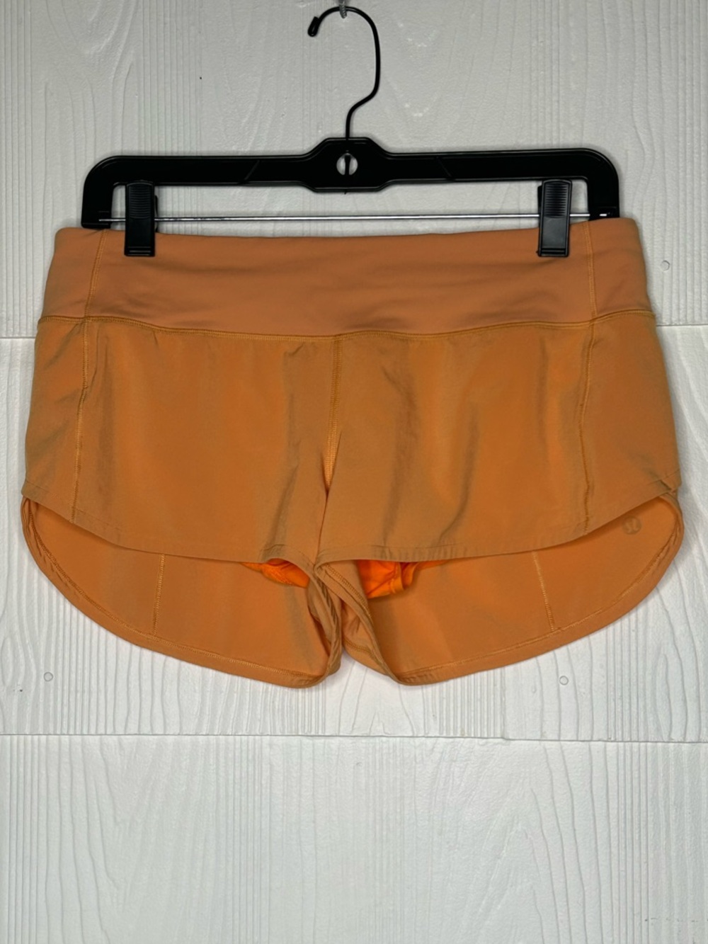 lululemon athletica Orange Layered Run Shorts